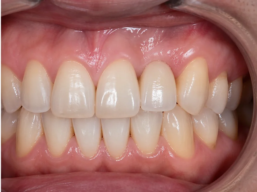 Phục hình một răng cửa bên bằng Implant đơn lẻ tự nhiên tại Nha khoa Bệnh viện Quốc tế Sante