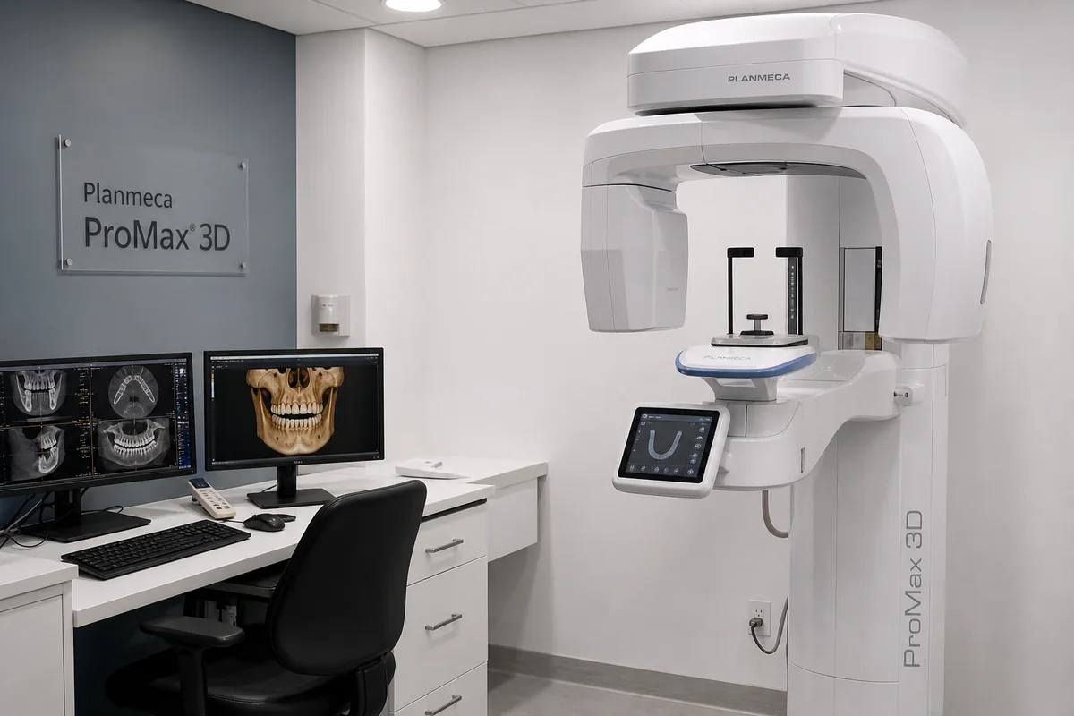 Máy chụp CT Cone Beam 3D hỗ trợ chẩn đoán Implant và chỉnh nha tại Nha khoa Bệnh viện Quốc tế Sante