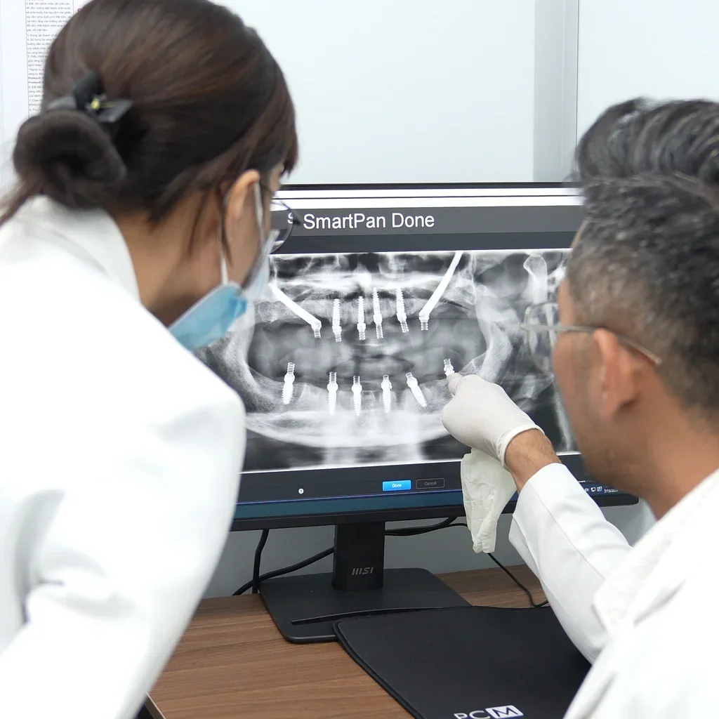 Phòng phẫu thuật cấy ghép Implant toàn hàm All-on-4 áp lực dương tại Sante