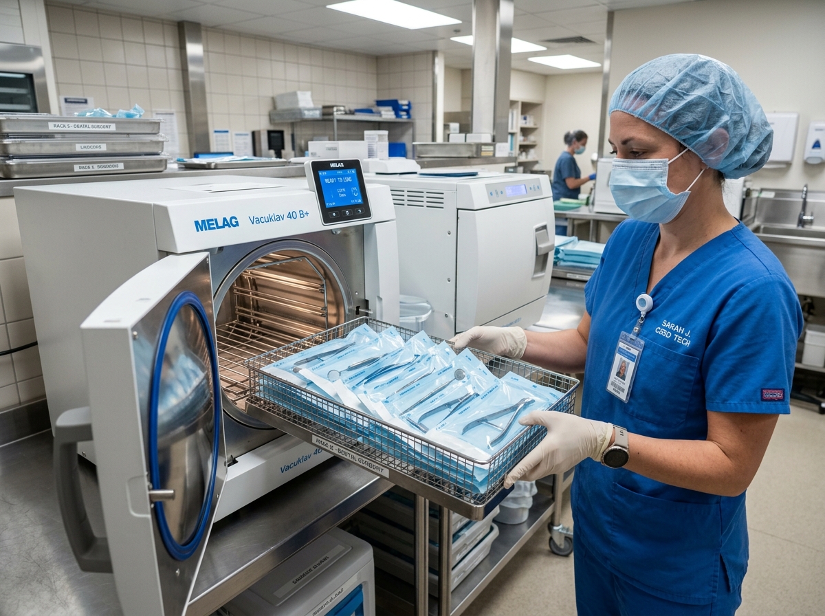 Quy Trình Tiệt Khuẩn Dụng Cụ 6 Bước CSSD Chuẩn CDC Hoa Kỳ Tại Sante